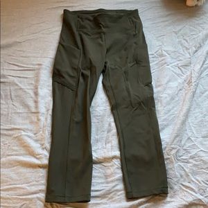green lululemon leggings